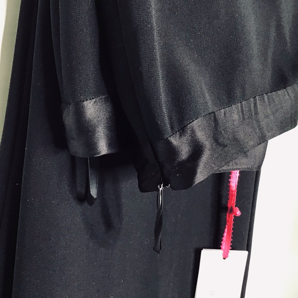 JB by Julie Brown Silk Ahoy black tuxedo satin waist cropped pants size 10 NWT - Picture 7 of 14